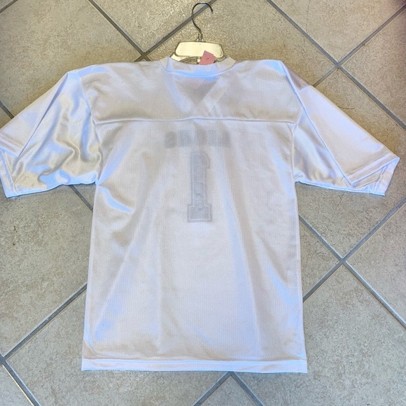 Kids Large or X Large “Lions” Blue & White Football Uniform Sports Jersey NWT ! - Picture 2 of 2